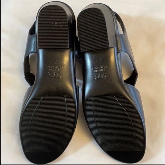 SAS SUNTIMER BLUE LEATHER SANDALS.  NEW - Picture 3 of 7